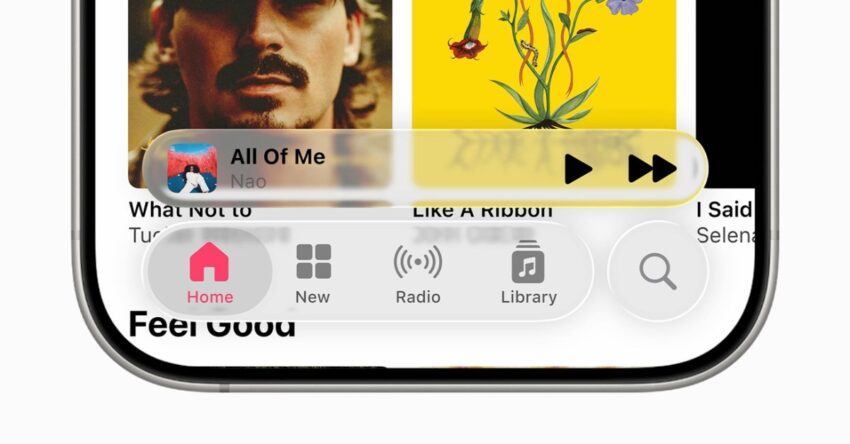 Apple додала новий шар морозу до свого дизайну Liquid Glass