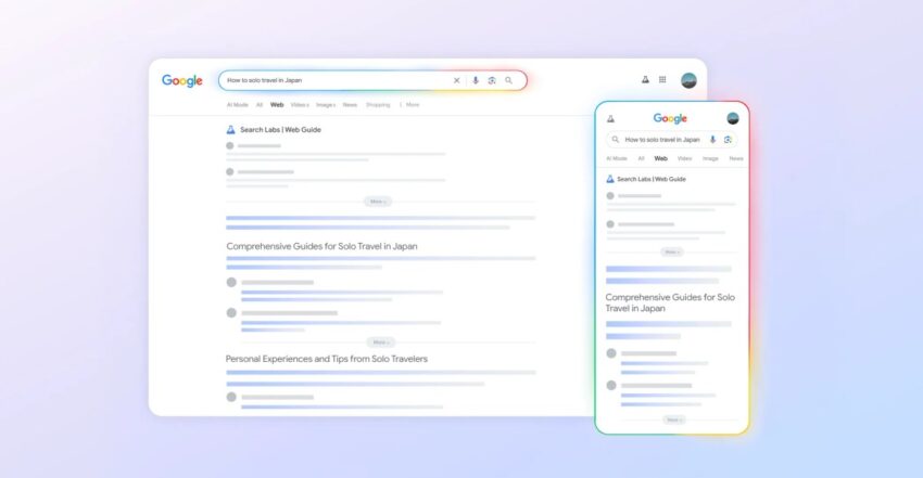Google змінює підхід до результатів пошуку з новим «Веб Гідом», створеним на основі штучного інтелекту