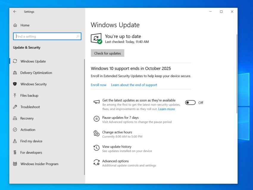 Як отримати додатковий безкоштовний рік оновлень для вашого ПК з Windows 10