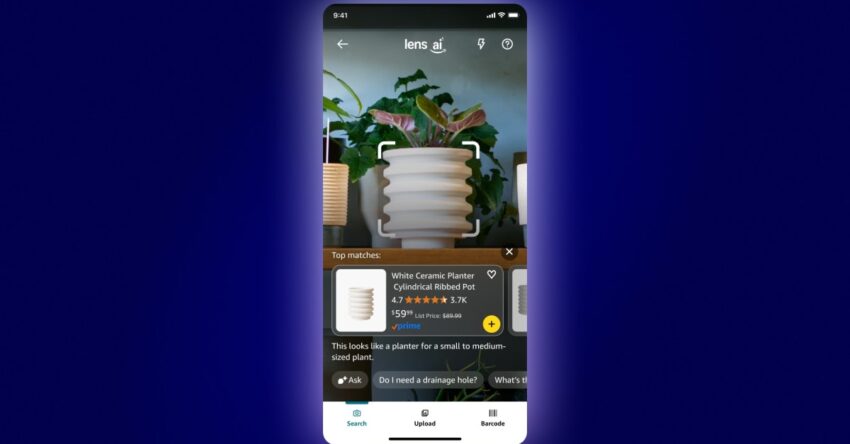Amazon презентує AI Lens Live для покупок всього, що ви бачите
