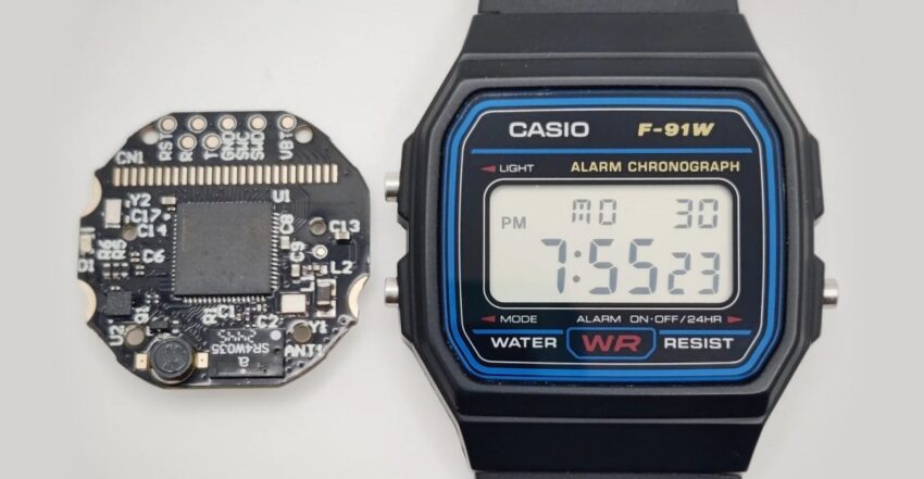 Тепер можливо оснастити класичний годинник Casio функціями Bluetooth, трекінгу кроків і іграми