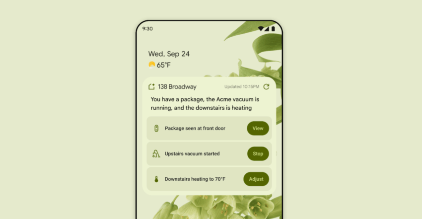 Перший погляд на додаток Google Home, який працює на базі Gemini